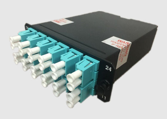 40Gb OM3 2x mpo-12 διπλή 50/125 πολλαπλού τρόπου κασέτα MTP