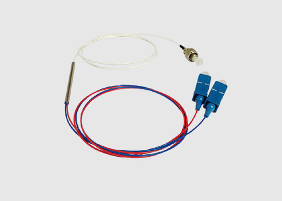 WDM 1x2 FBT 1550nm Sc UPC συζευκτήρων οπτικής ίνας για FTTH